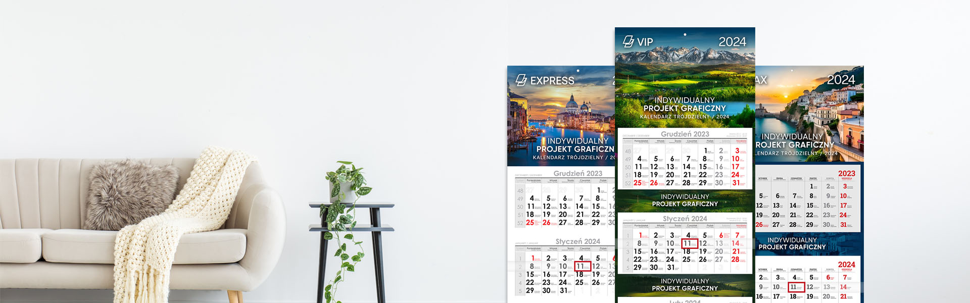 Najlepsza oferta kalendarzy <br />
trójdzielnych w Polsce